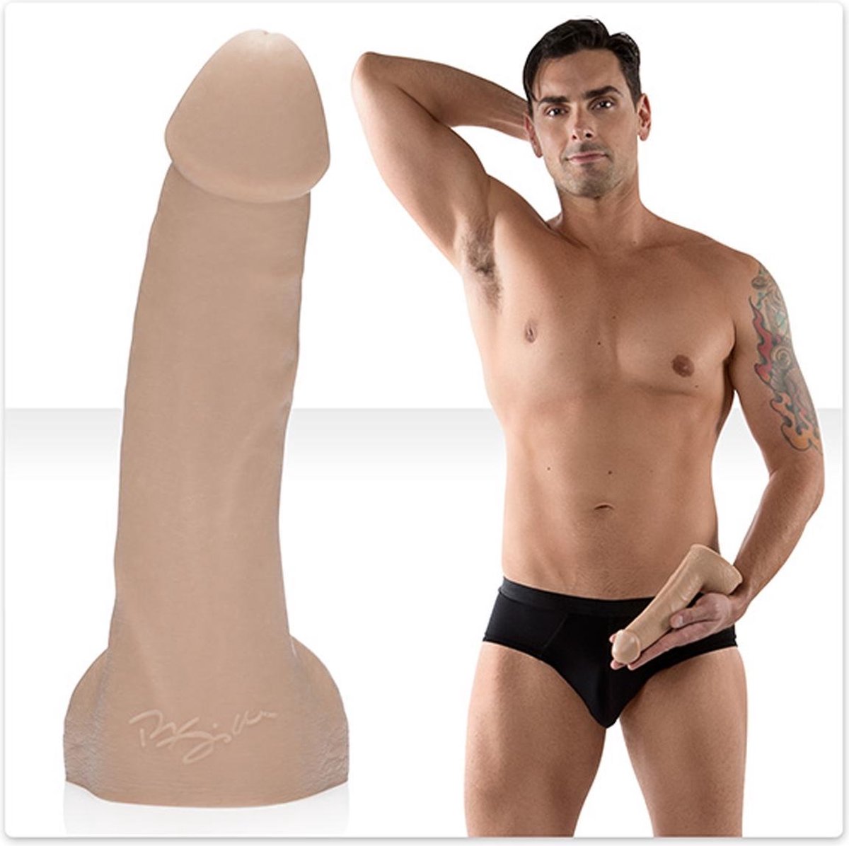 Goedkoopste Fleshjack Boys - Ryan Driller Realistische Dildo Met Balzak