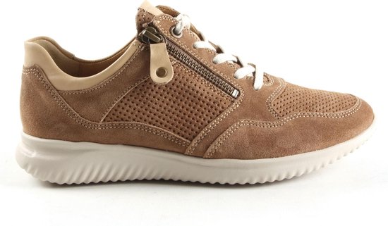 Hartjes Vrouwen Suède Lage sneakers / Damesschoenen 112062 - Camel - Maat  37 | bol.com