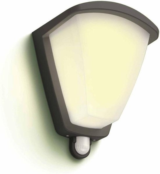 Philips myGarden Sensor wandlamp Kiskadee 1x42 W antraciet 1738493PN