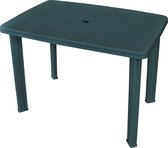 vidaXL Table de jardin 101x68x72 cm Plastique Vert