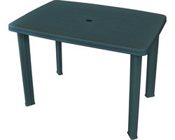 vidaXL - Tuintafel - 101x68x72 - cm - kunststof - groen