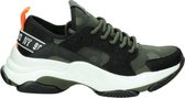 Steve Madden Ajax dames sneaker - Zwart - Maat 37