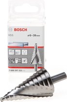 Bosch - HSS étagés HSS 6-39 mm, 10, 0 mm, 93,5 mm