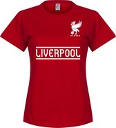 Liverpool Team T-Shirt - Rood - Dames - XXL