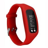 WiseGoods - Premium Digitale Stappenteller Horloge - Armband - Activity Tracker - Calorieteller - Rood