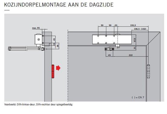 Dorma Deurdranger TS 83 - Met openingsrem - Geschikt voor binnenshuis -  Zonder arm | bol.com