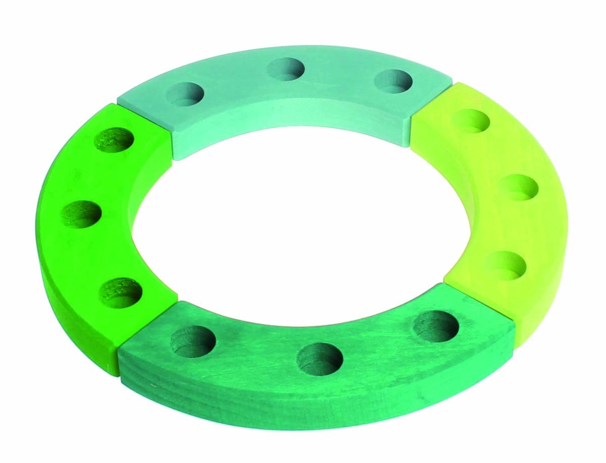 Grimm's Small Birthday Ring Green-Turquoise