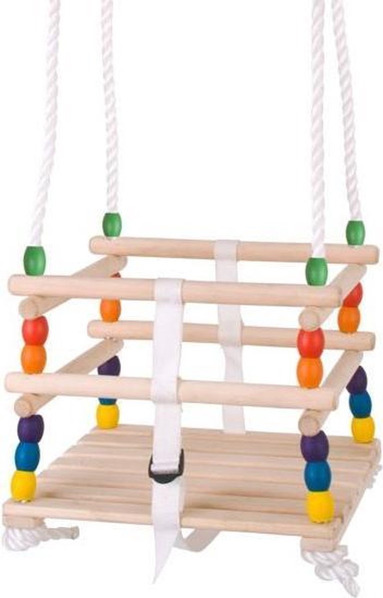 Houten Peuterschommel - BIGJIGS - Schommel Hout