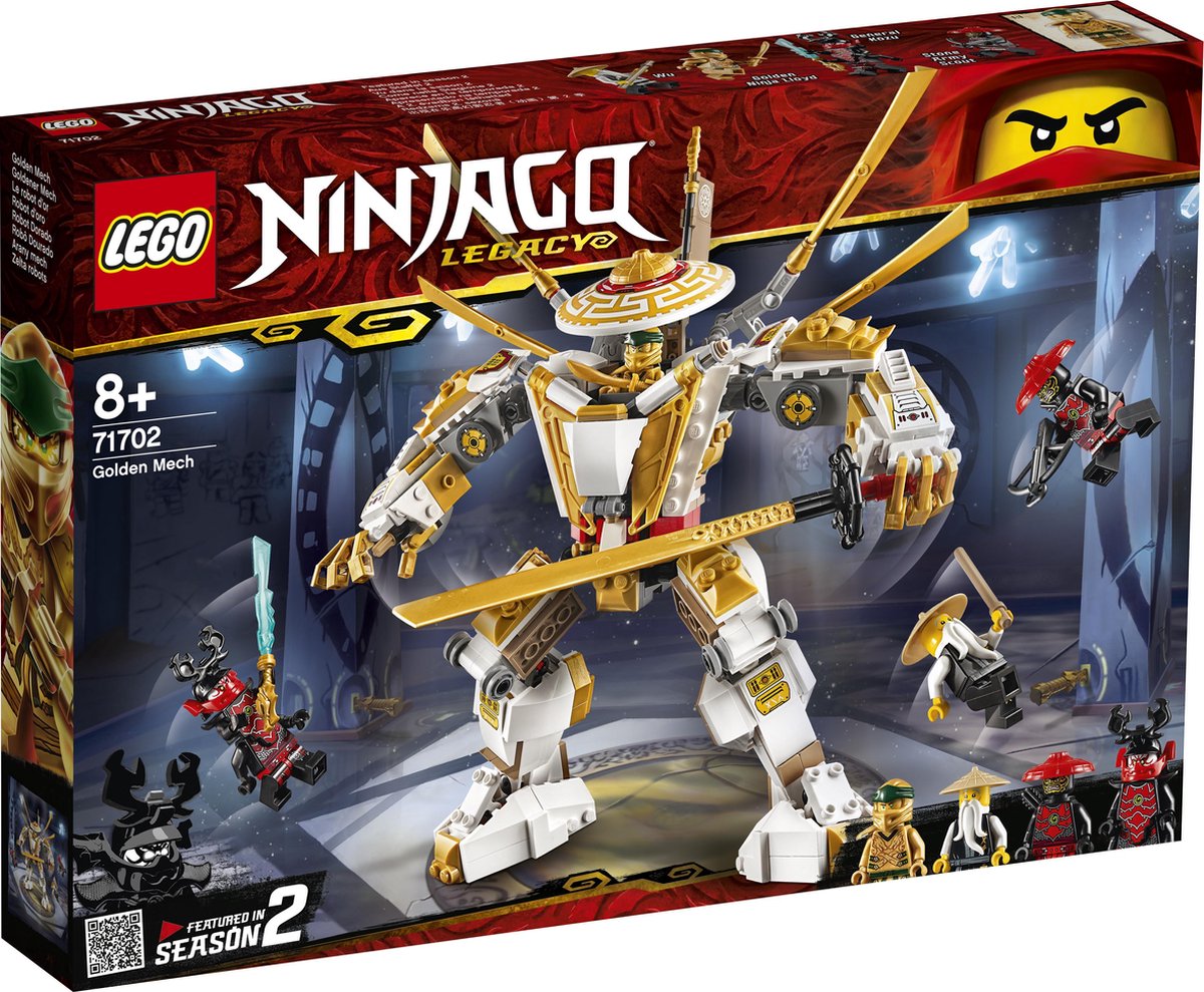 LEGO NINJAGO Legacy Le robot d'or 71702 - Kit de construction (489 pièces)  | bol.com