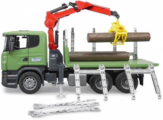 Bruder - Timber Truck with loading crane (3524) - Bruder