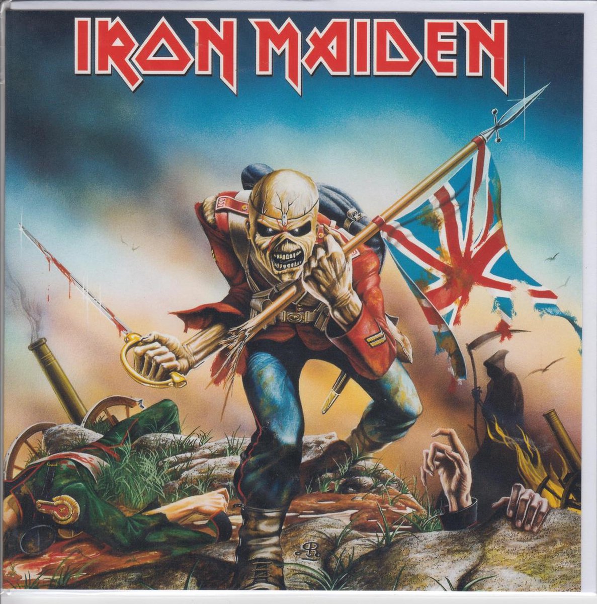 Iron Maiden, groot formaat postkaarten, 3 verschillende