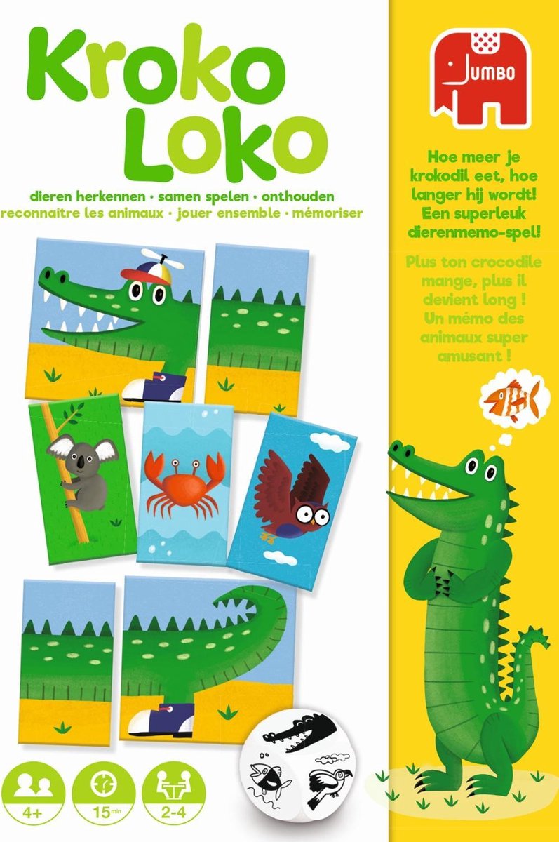 Jumbo - Kroko Loko- Nederlandstalig Kinderspel — afbeelding 2