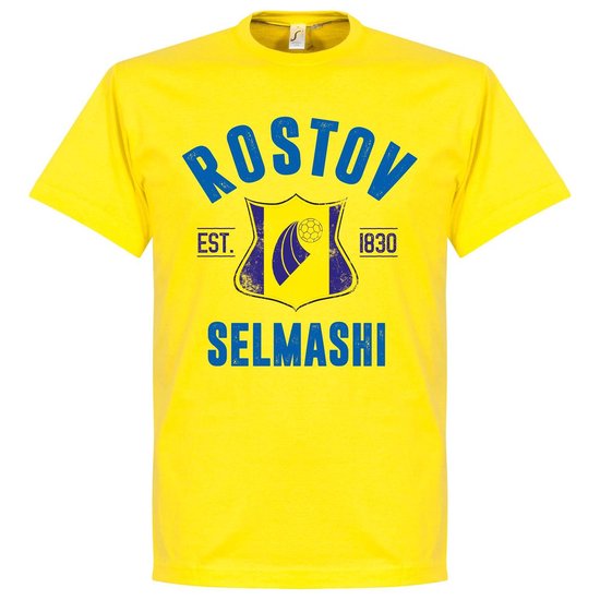 Rostov Established T-Shirt - Geel - S