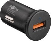 Goobay USB autolader met 1 poort - Quick Charge 3.0 - 3A / zwart