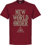 New World Order T-Shirt - Rood - XL