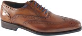 Floris Van Bommel SFM Veterschoenen - Cognac- Heren maat 30248