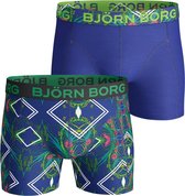 Bjorn Borg Sportonderbroek casual - 2p SHORTS BB NAITO S - blauw - mannen - L