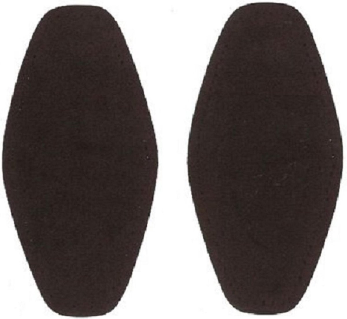 Reparatiedoek Strijkbaar Elleboogstukken - Bruin  -  95 x 185 mm