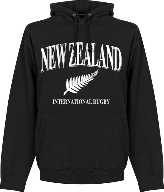 Sweat à capuche New Zealand Rugby - Noir - XL
