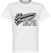 Awesome Since 1979 T-Shirt - Wit - 3XL