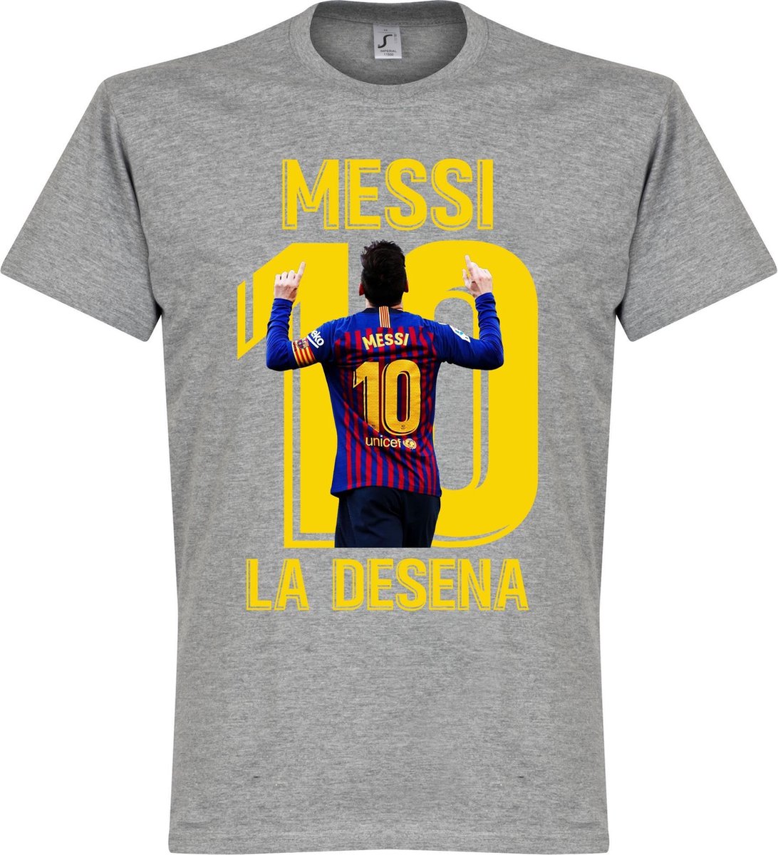 Messi La Desena T-Shirt - Grijs - XL