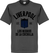 Liverpool Montevideo Established T-Shirt - Grijs - M