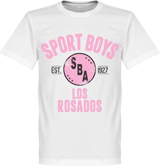 T-Shirt Sport Boys Established - Blanc - XS