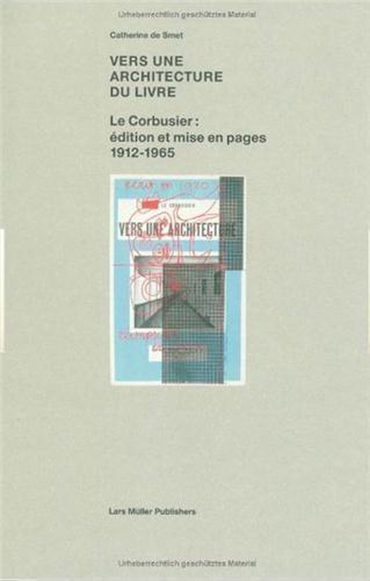 Cover van het boek 'Vers une architecture du livre'