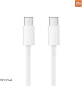 Xiaomi Mi USB-C naar USB-C Kabel - 1m - 5A -  480Mbps Snel opladen USB-C Kabel- Ondersteunt snelladen voor  alle USB-C-apparaten - Wit