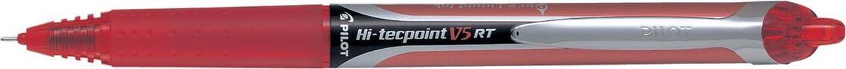 Rollerpen PILOT Hi-Tecpoint V5 RT fijn rood | 12 stuks
