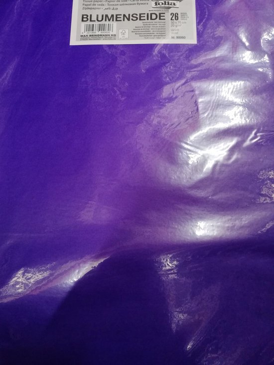 sans acide Papier de couleur Craft violet Lot de 25 feuilles de papier de soie MG 50,8 x 76,2 cm 
