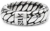 SILK Jewellery - Zilveren Ring - Bold - 353.17 - Maat 17