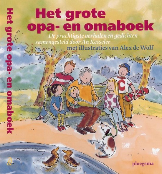 Cover van het boek 'Het grote opa- en omaboek' van An Kesseler-van der Klauw