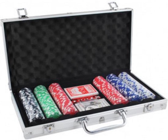 Afbeelding van het spel Texas Pokerset met 300 chips