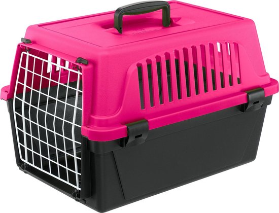 Ferplast Atlas 10 - Dierenvervoersbox - Roze - 48 x 32.5 x 29 cm