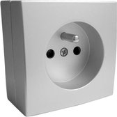 2P + T 16A socket uitstekende Bel'Vue chroom