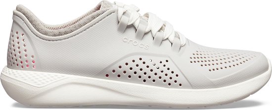 Crocs Sneakers - Maat 39/40 - Vrouwen - licht grijs/wit | bol.com