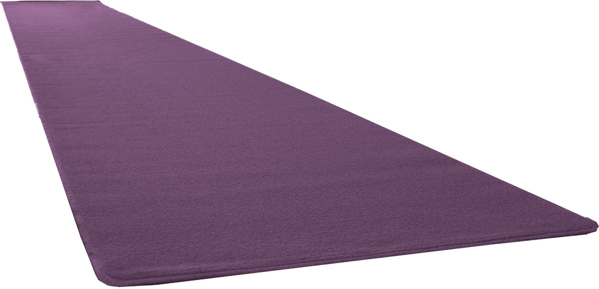 Tapijt loper Antares- 100 x 1400 cm- Paars