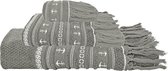 Marine Business Santorini grijze Anker Handdoekset (3 stuks)