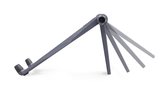 A.K.A. Maxxter Slim - Verstelbare Laptopstandaard - Voor Apple Macbook, Windows laptops, tablets - Grijs