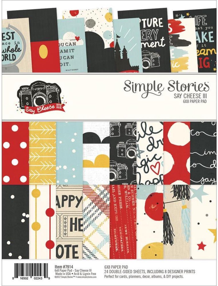 Simple Stories: Say cheese III Paper Pad 6