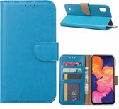 Ntech Hoesje Geschikt Voor Samsung Galaxy A10 Portemonnee Hoesje / Book Case - Turquoise