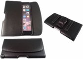 iPhone 6 Plus / iPhone 6S Plus / 7 Plus / iPhone 8 Plus Riem holster case hoesje zwart