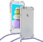 Telefoonhoes met koord voor Apple iPhone 6 6S telefoontasje crossbody