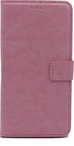 Samsung Galaxy S4 Hoesje - Portemonnee Book Case - Kaarthouder & Magneetlipje - Baby Roze