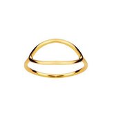 Goud Plated Ovale Ring