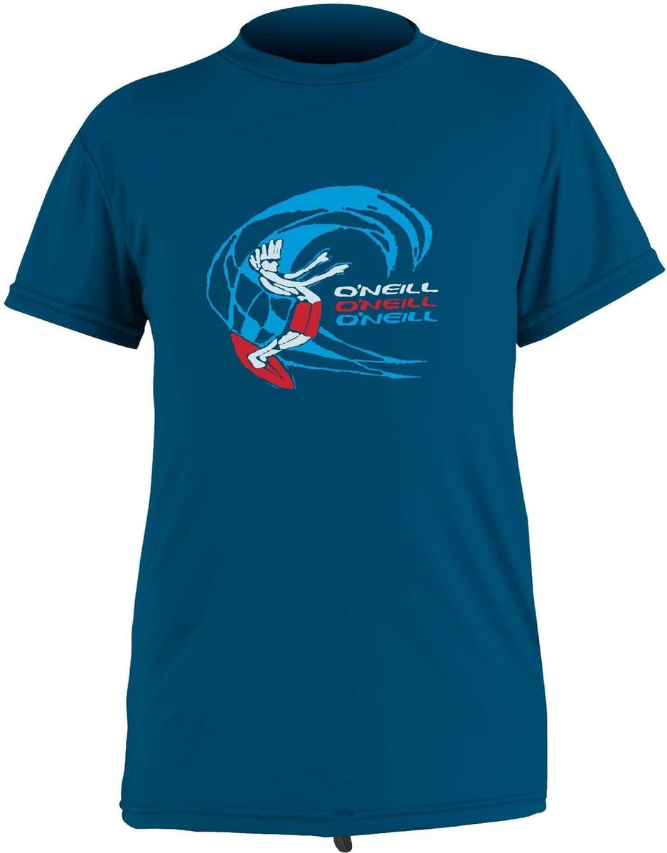 O'Neill - UV - shirt voor jongens met korte mouwen - O'Zone Sun - Donkerblauw - maat 104 - 116cm