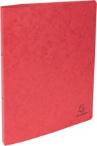 10x Ringmap in glanskarton met 2 ringen van 15mm - A4, Rood
