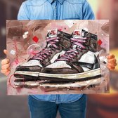 Air Jordan 1 Retro High Travis Scott print (50x70cm)