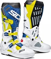 Sidi Atojo SRS Yellow Fluo White Blue Motorcycle Boots 41